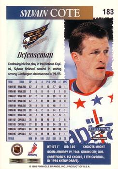1995-96 Score #183 Sylvain Cote Back