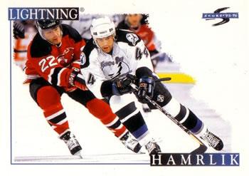 1995-96 Score #185 Roman Hamrlik Front