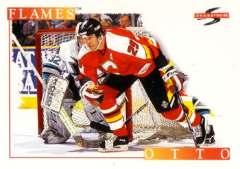 1995-96 Score #186 Joel Otto Front