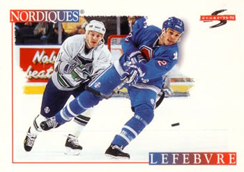 1995-96 Score #192 Sylvain Lefebvre Front