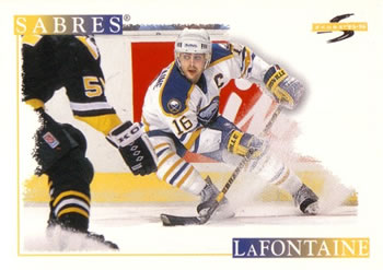 1995-96 Score #201 Pat LaFontaine Front