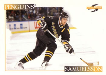 1995-96 Score #203 Ulf Samuelsson Front