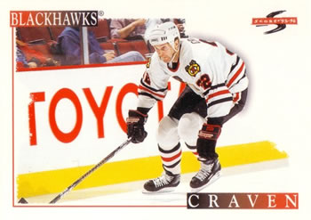 1995-96 Score #214 Murray Craven Front