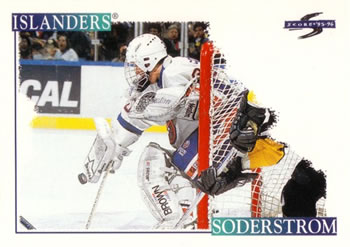 1995-96 Score #215 Tommy Soderstrom Front