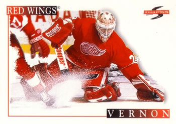 1995-96 Score #219 Mike Vernon Front