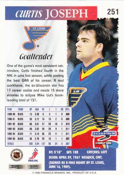 1995-96 Score #251 Curtis Joseph Back
