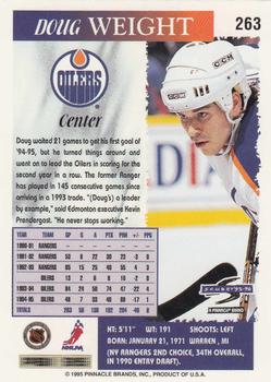 1995-96 Score #263 Doug Weight Back