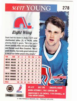 1995-96 Score #278 Scott Young Back