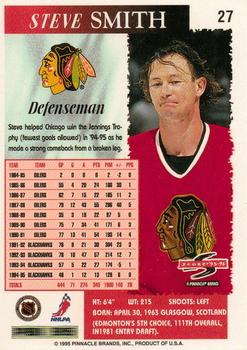 1995-96 Score #27 Steve Smith Back