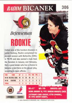 1995-96 Score #306 Radim Bicanek Back