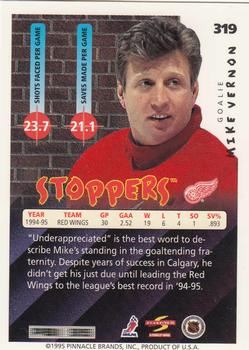 1995-96 Score #319 Mike Vernon Back