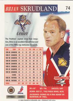 1995-96 Score #74 Brian Skrudland Back