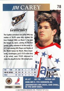 1995-96 Score #78 Jim Carey Back