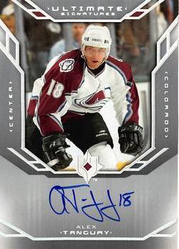 2004-05 Upper Deck Ultimate Collection - Signatures #US-AT Alex Tanguay Front