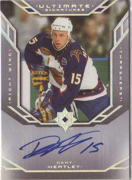 2004-05 Upper Deck Ultimate Collection - Signatures #US-DH Dany Heatley Front