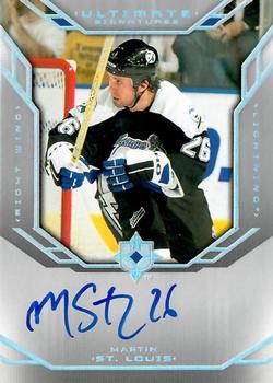 2004-05 Upper Deck Ultimate Collection - Signatures #US-MS Martin St. Louis Front