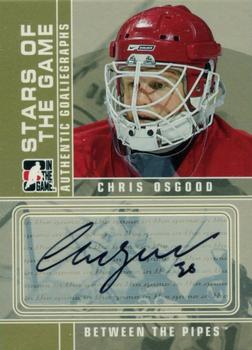 2008-09 In The Game Between The Pipes - Autographs #A-CO Chris Osgood Front