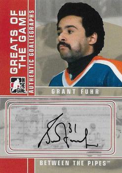 2008-09 In The Game Between The Pipes - Autographs #A-GF Grant Fuhr  Front