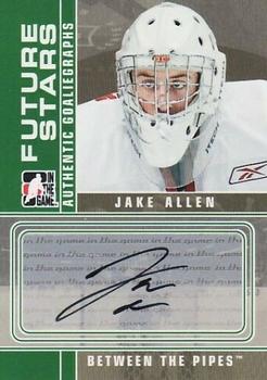 2008-09 In The Game Between The Pipes - Autographs #A-JA Jake Allen  Front