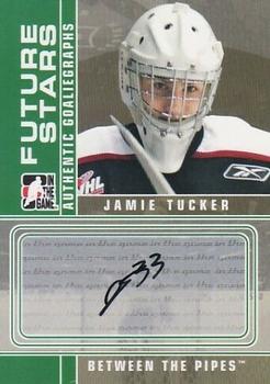 2008-09 In The Game Between The Pipes - Autographs #A-JT Jamie Tucker  Front