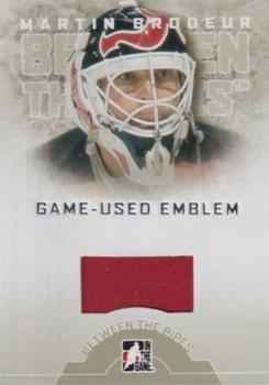 2008-09 In The Game Between The Pipes - Game-Used Emblems #GUE-01 Martin Brodeur  Front