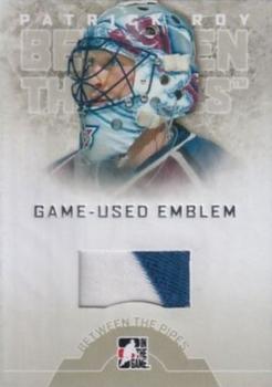 2008-09 In The Game Between The Pipes - Game-Used Emblems #GUE-34 Patrick Roy  Front