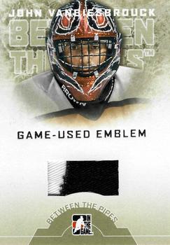 2008-09 In The Game Between The Pipes - Game-Used Emblems #GUE-42 John Vanbiesbrouck  Front