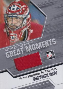 2008-09 In The Game Between The Pipes - Great Moments #GM-06 Patrick Roy  Front