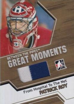 2008-09 In The Game Between The Pipes - Great Moments Gold #GM-06 Patrick Roy  Front