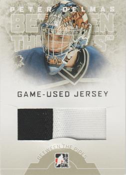 2008-09 In The Game Between The Pipes - Game-Used Jerseys #GUJ-05 Peter Delmas  Front