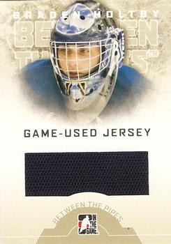 2008-09 In The Game Between The Pipes - Game-Used Jerseys #GUJ-14 Braden Holtby  Front
