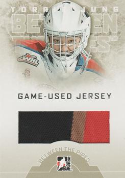 2008-09 In The Game Between The Pipes - Game-Used Jerseys #GUJ-16 Torrie Jung  Front