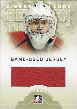 2008-09 In The Game Between The Pipes - Game-Used Jerseys #GUJ-24 Simeon Varlamov  Front