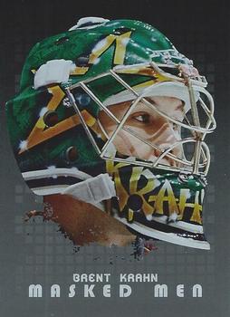 2008-09 In The Game Between The Pipes - Masked Men #MM-14 Brent Krahn  Front