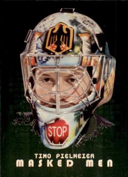 2008-09 In The Game Between The Pipes - Masked Men Gold #MM-02 Timo Pielmeier  Front