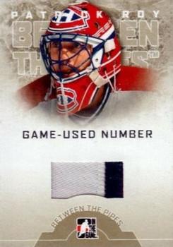 2008-09 In The Game Between The Pipes - Game-Used Numbers #GUN-35 Patrick Roy  Front
