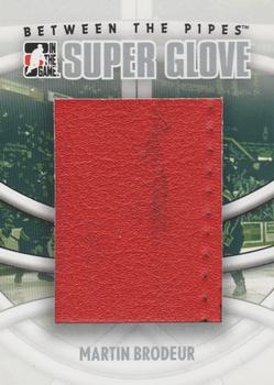 2008-09 In The Game Between The Pipes - Super Glove #SG-01 Martin Brodeur  Front