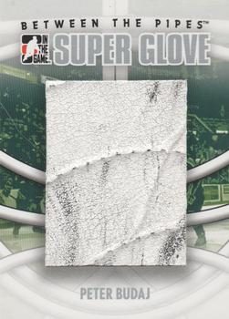 2008-09 In The Game Between The Pipes - Super Glove #SG-02 Peter Budaj  Front