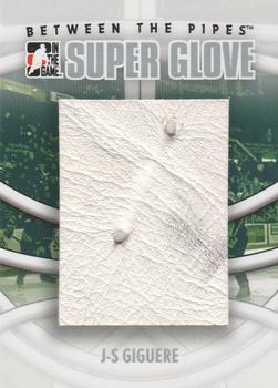 2008-09 In The Game Between The Pipes - Super Glove #SG-05 Jean-Sebastien Giguere  Front