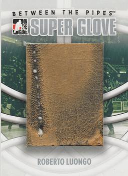 2008-09 In The Game Between The Pipes - Super Glove #SG-16 Roberto Luongo  Front