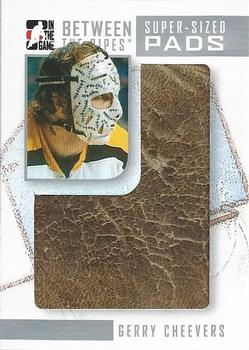 2008-09 In The Game Between The Pipes - Super-Sized Pads #SSP-06 Gerry Cheevers  Front