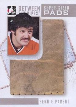 2008-09 In The Game Between The Pipes - Super-Sized Pads #SSP-12 Bernie Parent  Front