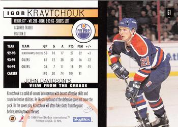 1995-96 SkyBox Impact #61 Igor Kravtchouk Back