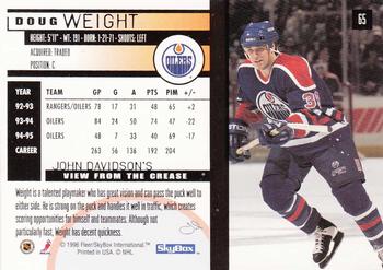 1995-96 SkyBox Impact #65 Doug Weight Back