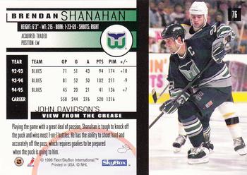 1995-96 SkyBox Impact #76 Brendan Shanahan Back