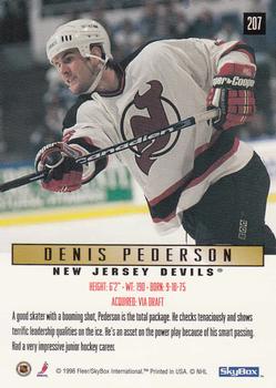 1995-96 SkyBox Impact #207 Denis Pederson Back