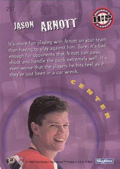 1995-96 SkyBox Impact #237 Jason Arnott Back
