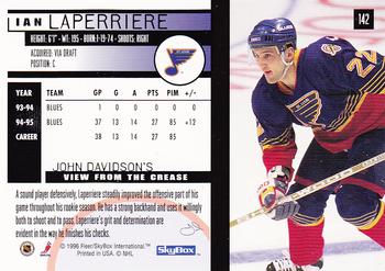 1995-96 SkyBox Impact #142 Ian Laperriere Back