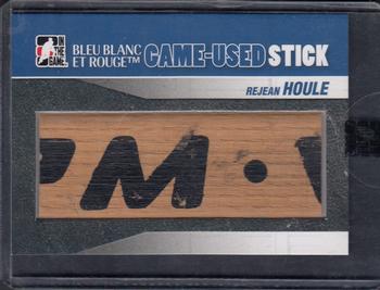 2008-09 In The Game Bleu Blanc et Rouge - Game Used-Stick #GUS-16 Rejean Houle  Front