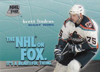 1995-96 SkyBox Impact - NHL on FOX #12 Brett Lindros Front